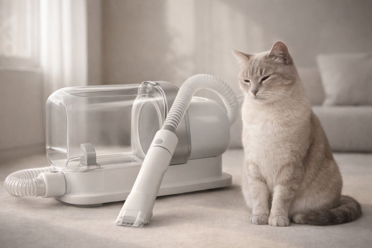 🐾 FeliPro™ 2-in-1 Tierhaarsauger & Pflege-Set, 2,3L